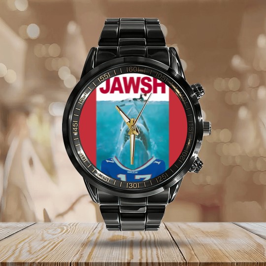 Discover Jaws - Josh Allen Baby Blankets Calendar Steel Band Watch