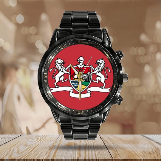 Discover gloucestershire county cricket club Calendar Steel Band Watch