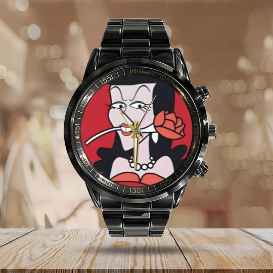Discover Kurt Cobain Natasha Fatale Vintage Calendar Steel Band Watch