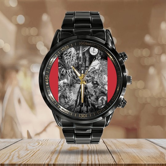 Discover Bloodborne Calendar Steel Band Watch
