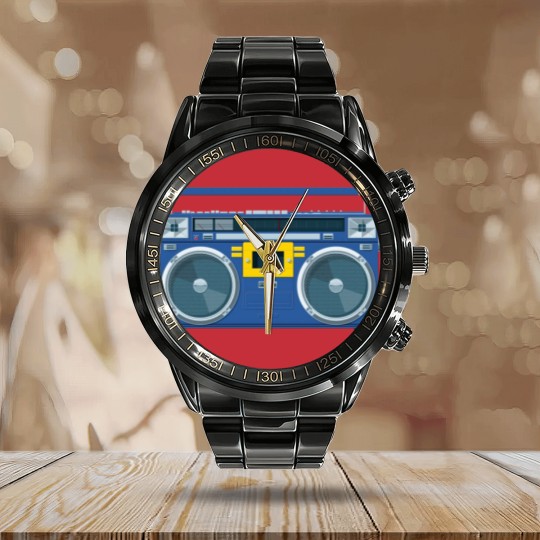 Discover Soundwave Transformers Calendar Steel Band Watch