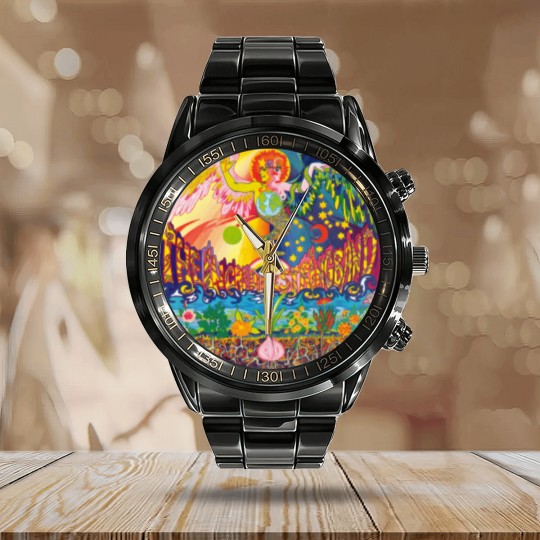 Discover The Incredible String Band Album 5000 Spirits Calendar Steel Band Watch