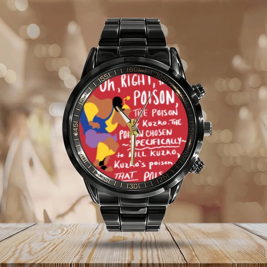 Discover Emperors New Groove Emperors New Groove _by Courtsartcanopy Calendar Steel Band Watch