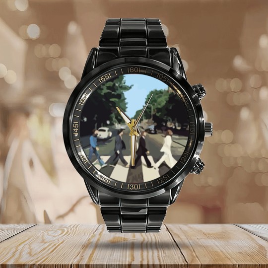 Discover Abbey Road Album Cover Calendar Steel Band Watch