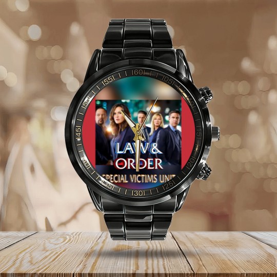 Discover law and order svu Calendar Steel Band Watch