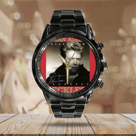 Discover Vtg Bryan Adams Calendar Steel Band Watch, Gift For Fans