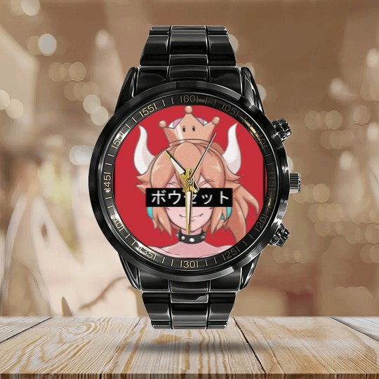 Discover Bowsette Calendar Steel Band Watch
