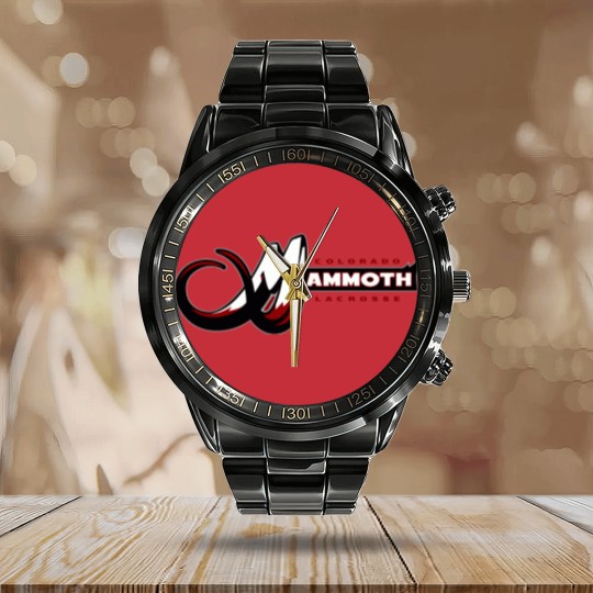 Discover The Power of Colorado Mammoth Lacrosse 1 Calendar Steel Band Watch