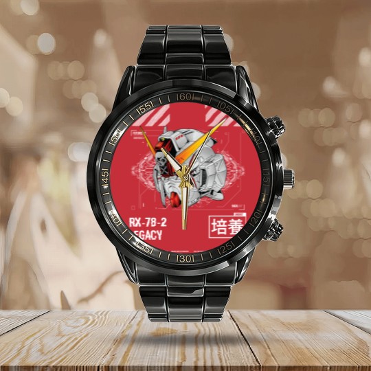 Discover UNISEX Gundam Calendar Steel Band Watch, Gundam Vintage Calendar Steel Band Watch, Anime Calendar Steel Band Watch, Anime Lovers, Anime Calendar Steel Band Watch