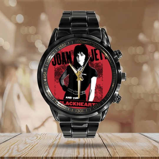 Discover Joan Jett and the Blackhearts - Bad Girl Calendar Steel Band Watch