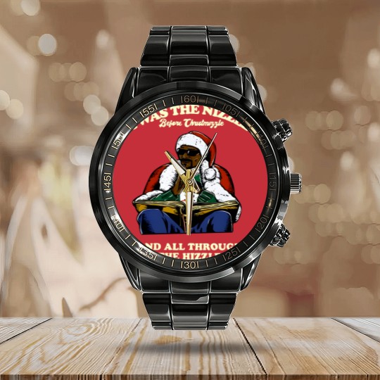Discover Snoop dogg Christmas Calendar Steel Band Watch Calendar Steel Band Watch