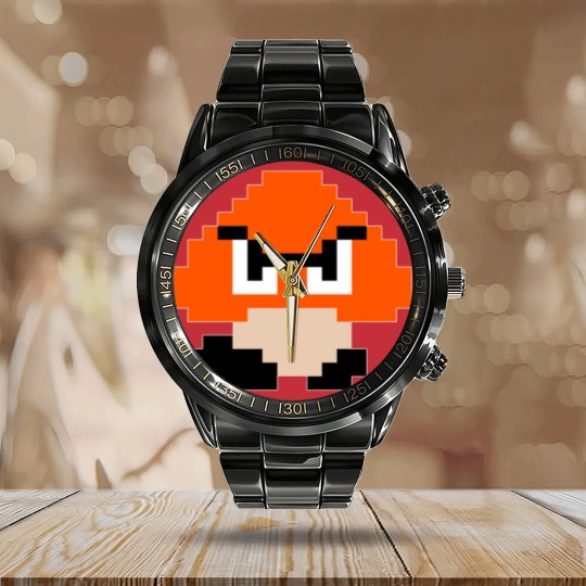 Discover Nintendo Goomba Calendar Steel Band Watch