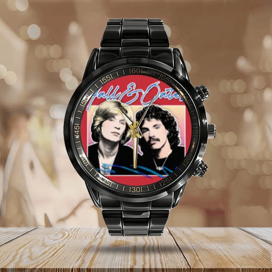 Discover Hall And Oates Calendar Steel Band Watch