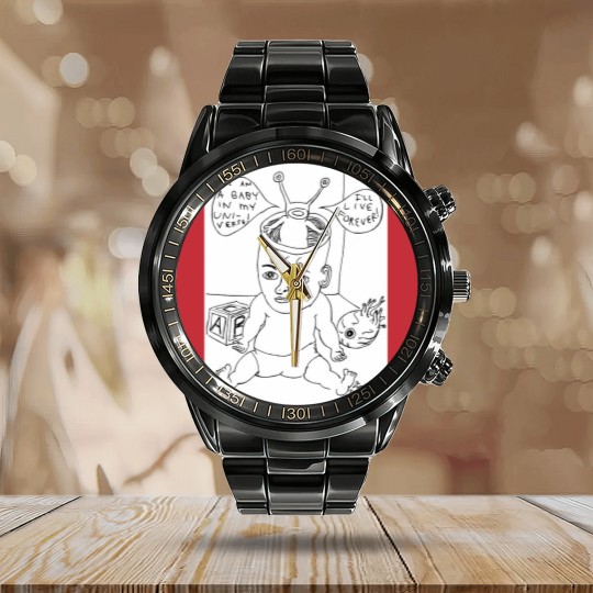 Discover Daniel Johnston Drawing Calendar Steel Band Watch