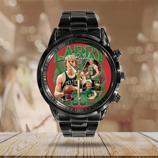 Discover Larry Bird Calendar Steel Band Watch, Larry Bird Calendar Steel Band Watch, Larry Bird Vintage Calendar Steel Band Watch