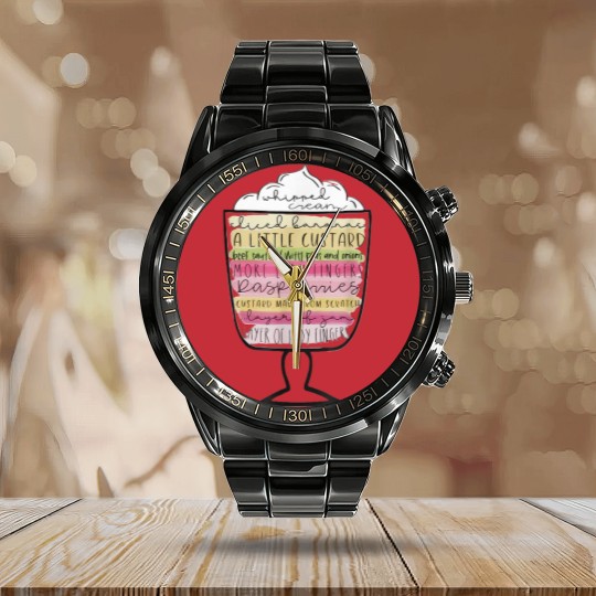 Discover Friends Thanksgiving Rachels Trifle Friends Funny Calendar Steel Band Watch