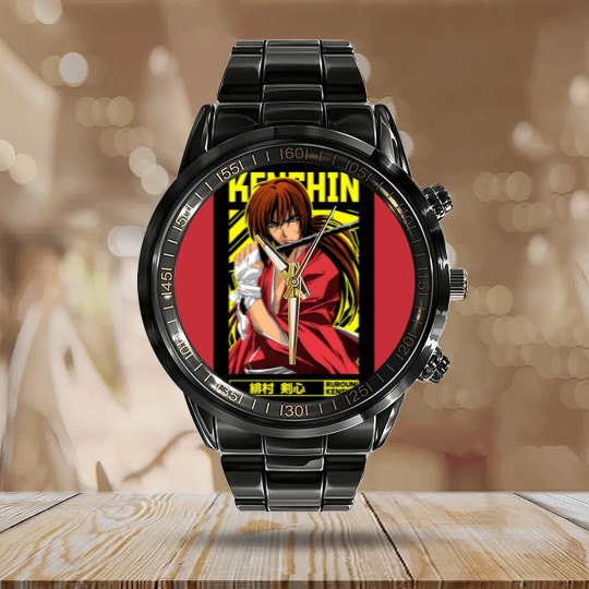 Discover Himura Kenshin = Rurouni Kenshin = Anime Calendar Steel Band Watch