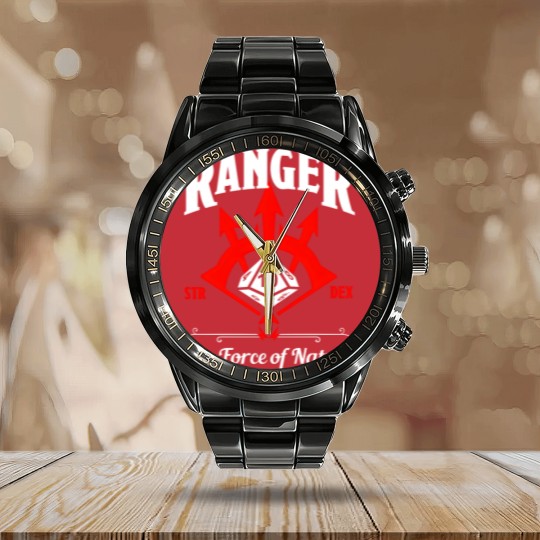 Discover D&D Character Class Ranger Calendar Steel Band Watch
