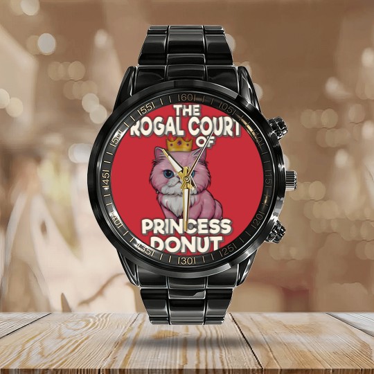 Discover Dungeon Crawler Carl - Princess Donut Cute Calendar Steel Band Watch