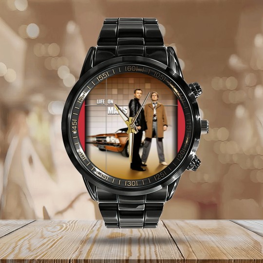 Discover Life on Mars Calendar Steel Band Watch
