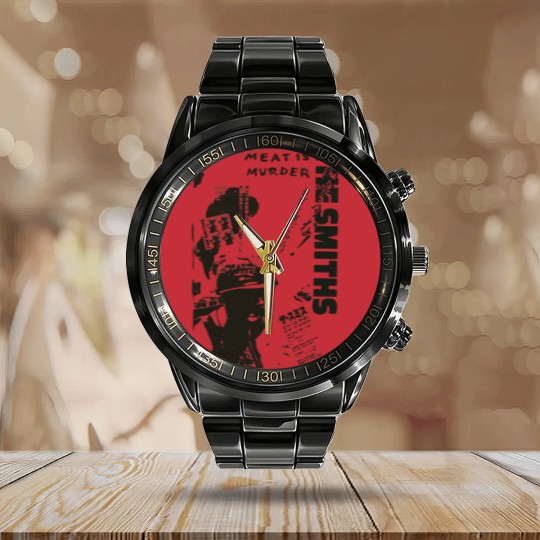 Discover The Smiths - Meat (Japanese) (green variant) Calendar Steel Band Watch