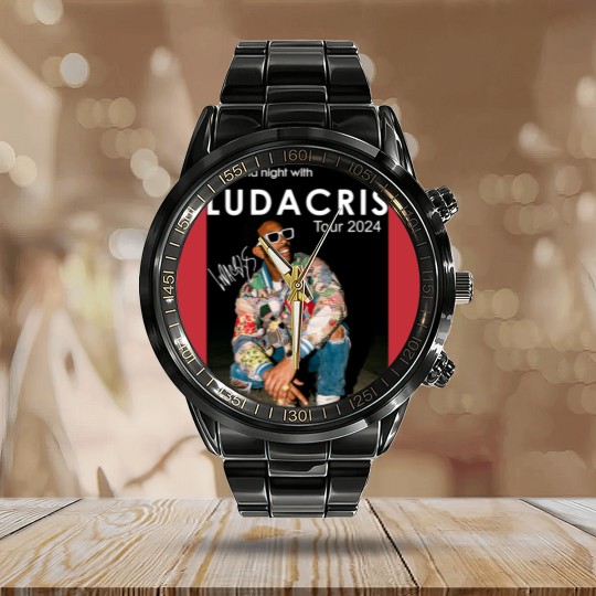 Discover Ludacris TOUR Second Night 2024 Gift For Fans Calendar Steel Band Watch