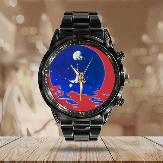 Discover Time-electric Light Orchestra Calendar Steel Band Watch