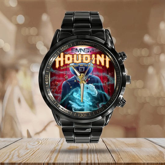 Discover Eminem Houdini Slim Shady Calendar Steel Band Watch