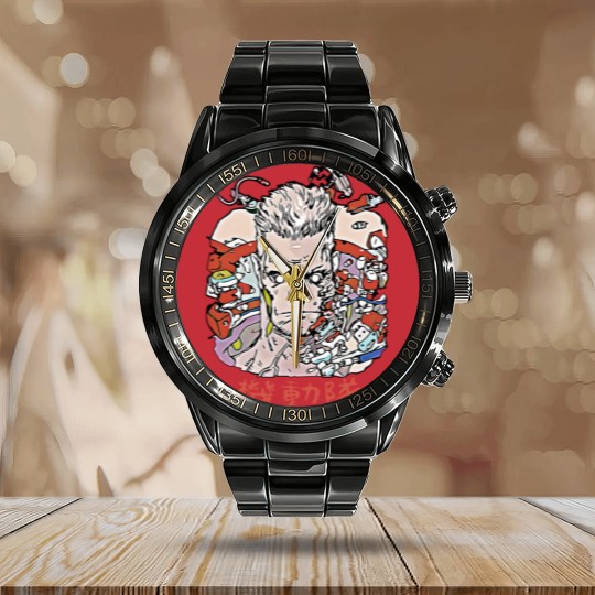 Discover Ghost in the Shell Batou - Ghost In The Shell - Calendar Steel Band Watch