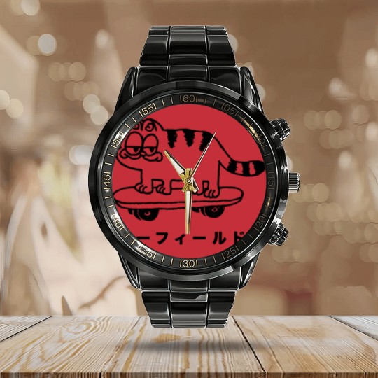 Discover Cool Garfield Calendar Steel Band Watch