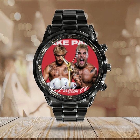 Discover Jake Paul The Problem Child Calendar Steel Band Watch