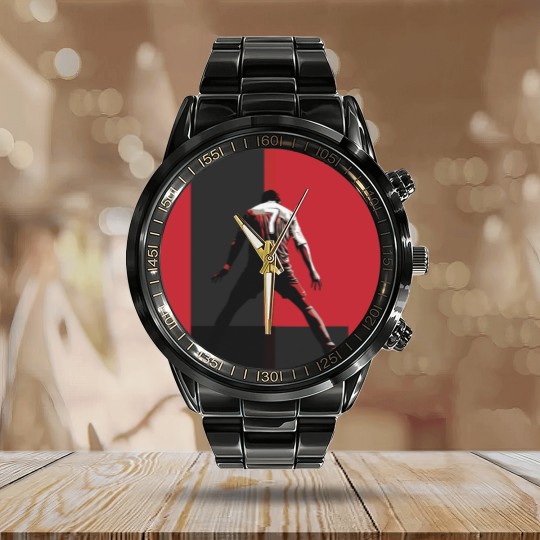 Discover Cristiano Ronaldo - Ronaldo - Calendar Steel Band Watch