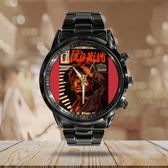 Discover Juice Wrld Calendar Steel Band Watch - Lucid Dreams High Quality Calendar Steel Band Watch