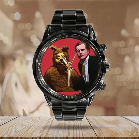 Discover The Shining Bear Costume Man Fellatio Classic Calendar Steel Band Watch