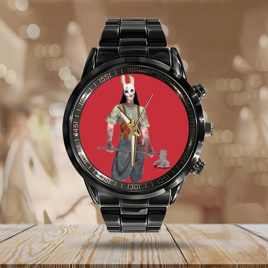 Discover The Huntress - DBD - Huntress Dead By Daylight - Calendar Steel Band Watch