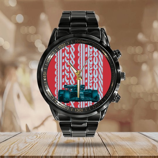 Discover BELLA CANVAS Alex Albon WILLIAMS unisex Calendar Steel Band Watch