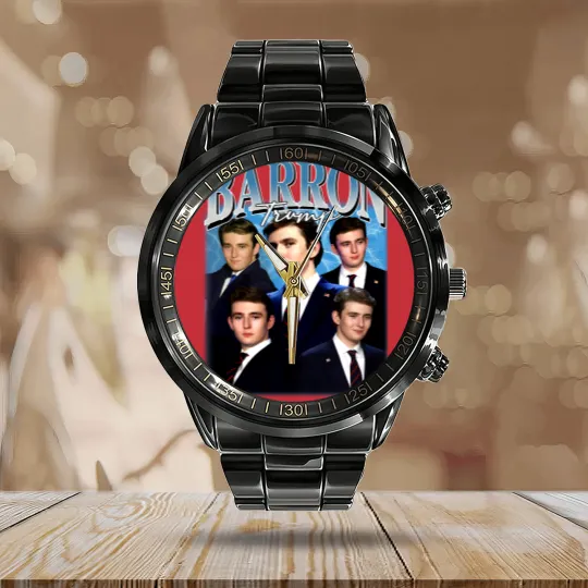 Discover Barron Trump Bootleg Calendar Steel Band Watch, Barron Trump Calendar Steel Band Watch, Barron Trump Fan