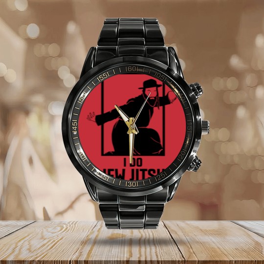 Discover I Do Jew Jitsu Calendar Steel Band Watch, I Know Jew Jitsu Calendar Steel Band Watch,