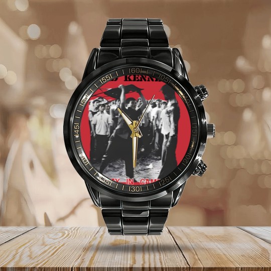 Discover Dead Kennedys - Holiday in Cambodia - Calendar Steel Band Watch