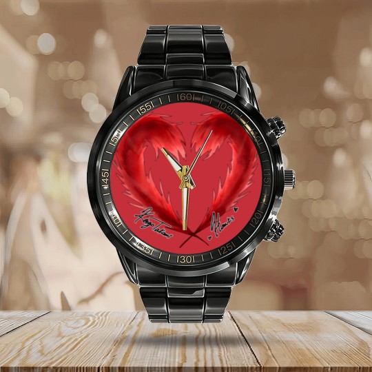 Discover Keigo Takami (Hawks) Heart - Hero Anime - Calendar Steel Band Watch