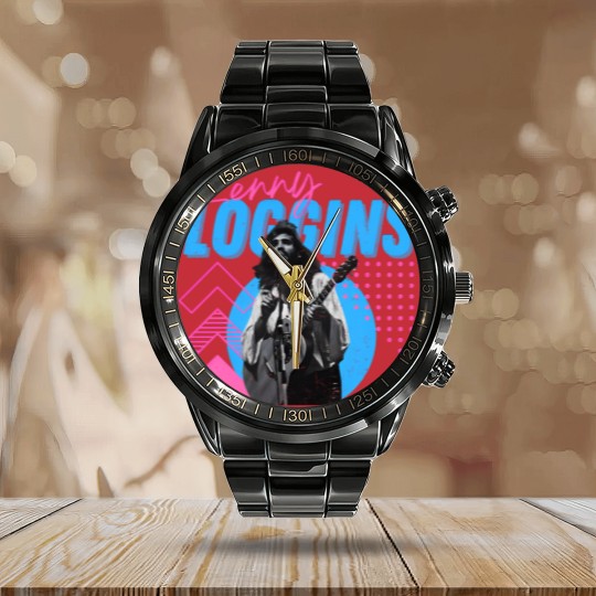 Discover Kenny Loggins Calendar Steel Band Watch