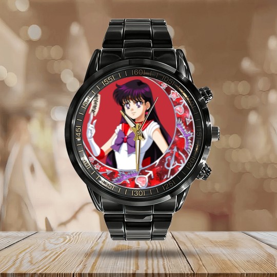 Discover Sailor Mars - Sailor Mars - Calendar Steel Band Watch