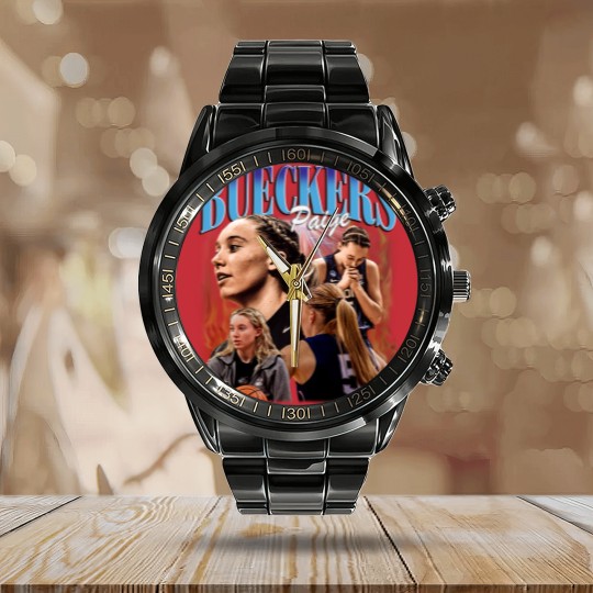 Discover Paige Bueckers Calendar Steel Band Watch Basketball Player