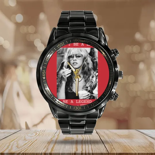 Discover Don't Be A Lady Be A Legend Calendar Steel Band Watch, Vintage Stevie Nicks Calendar Steel Band Watch