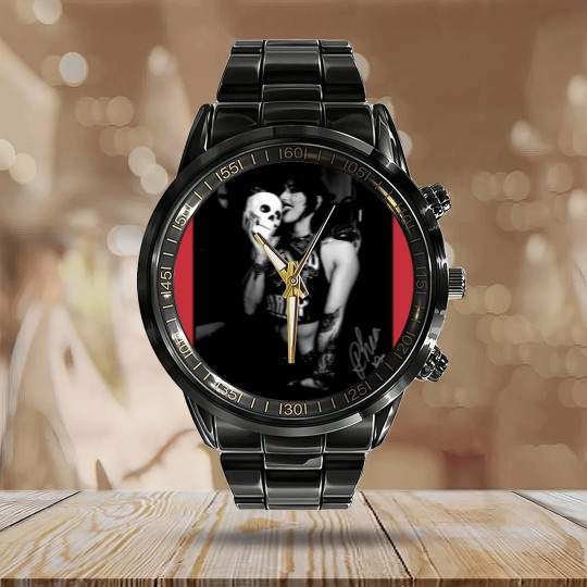 Discover Rhea Ripley Skull Calendar Steel Band Watch Size S-5XL Calendar Steel Band Watch