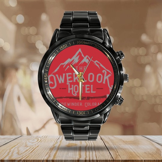 Discover The Shining Overlook Hotel Calendar Steel Band Watch, Movie Inspired ,The Shining Halloween Calendar Steel Band Watch