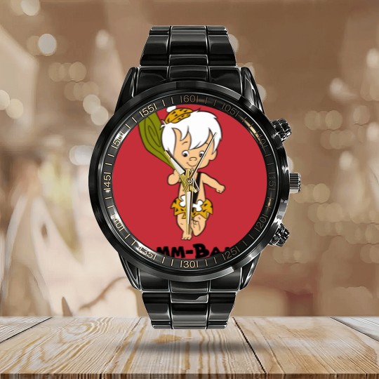 Discover The Flintstones | Bamm-Bamm Rubble Calendar Steel Band Watch