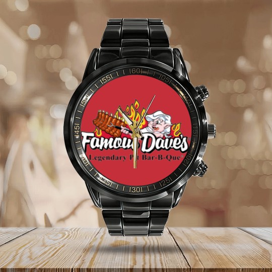 Discover Famous Daves Original Famous Daves Original Calendar Steel Band Watch