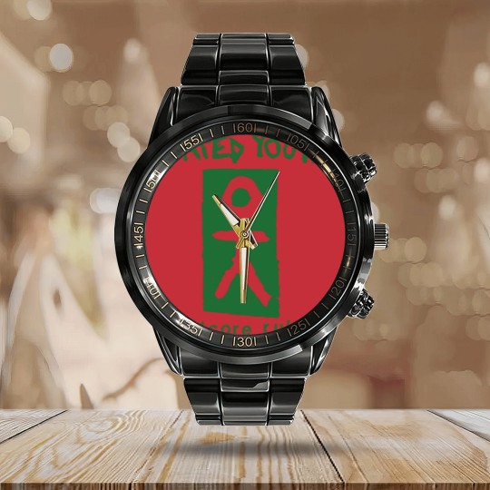 Discover Hated Youth Calendar Steel Band Watch Vintage Rock Punk Calendar Steel Band Watch