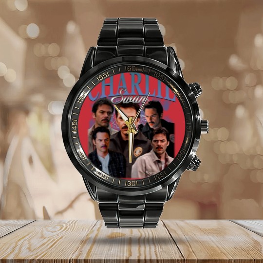Discover Charlie Swan Vintage Washed Calendar Steel Band Watch,Retro Billy Burke Calendar Steel Band Watch